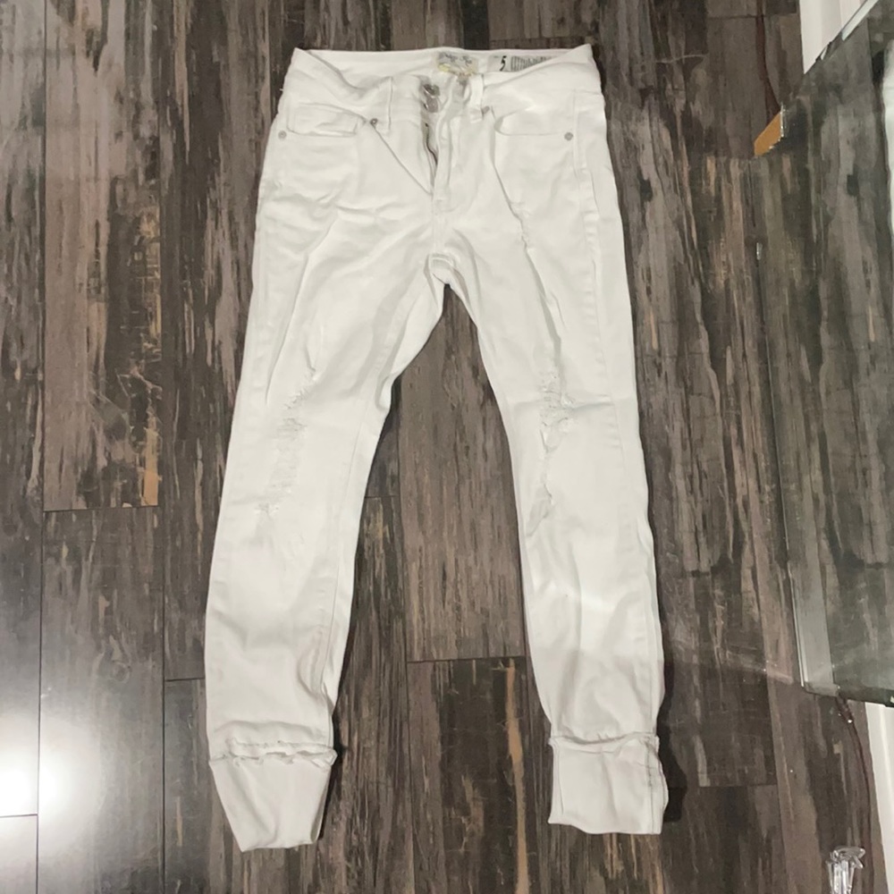white jeans